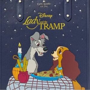 Kate Spade x Disney Lady and the Tramp Blue Tote Bag